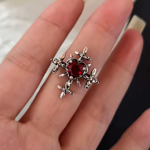 Cross Hearts Ring